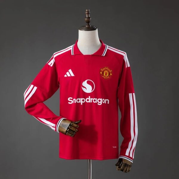 Manchester United 2026/27 Home Fan Jersey – Long Sleeve